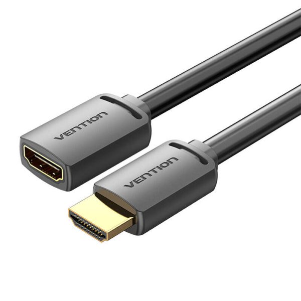 HDMI 2.0 Male to HDMI 2.0 Female Extension Cable Vention AHCBJ 5m, 4K 60Hz, (Black)