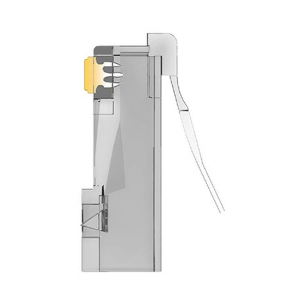 Modular RJ45 CAT.5E FTP Connector Vention IDAR0-10 Transparent 10 pcs.