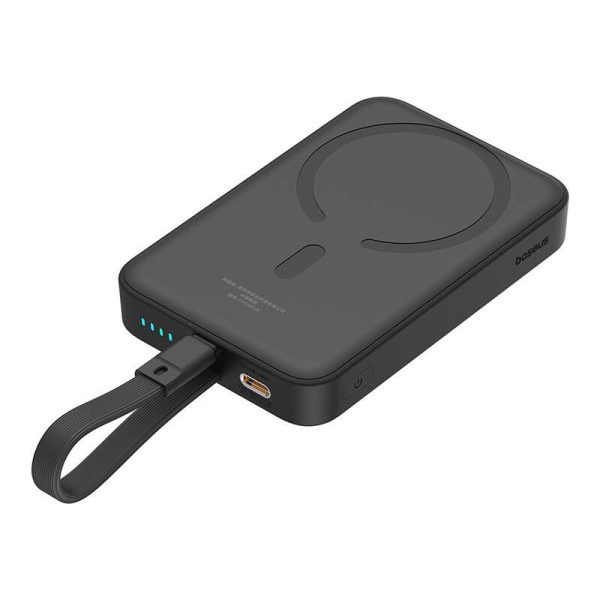 Powerbank Baseus Magnetic Mini 10000mAh, Lightning 20W MagSafe (black)