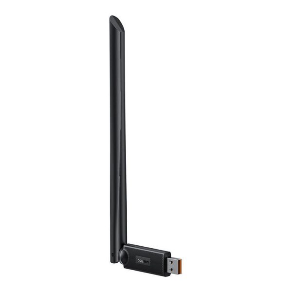 Baseus FastJoy adapter Wi-Fi with antenna, 150Mbps (black)