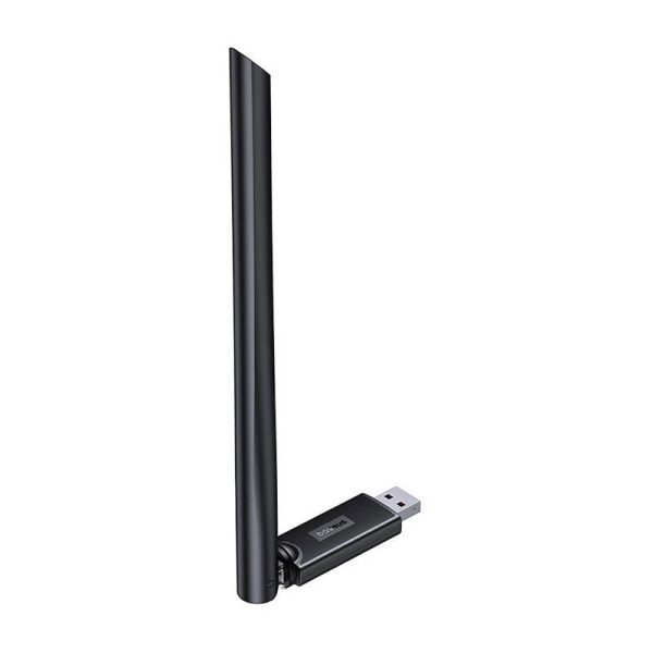 Adapter WiFi with antenna Baseus FastJoy 300Mbps (czarny)