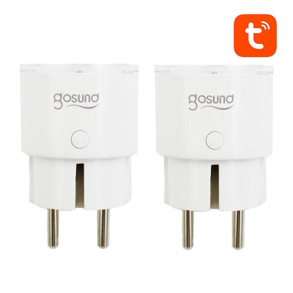 Smart plug WiFi Gosund SP111 3680W 16A, Tuya 2-pack