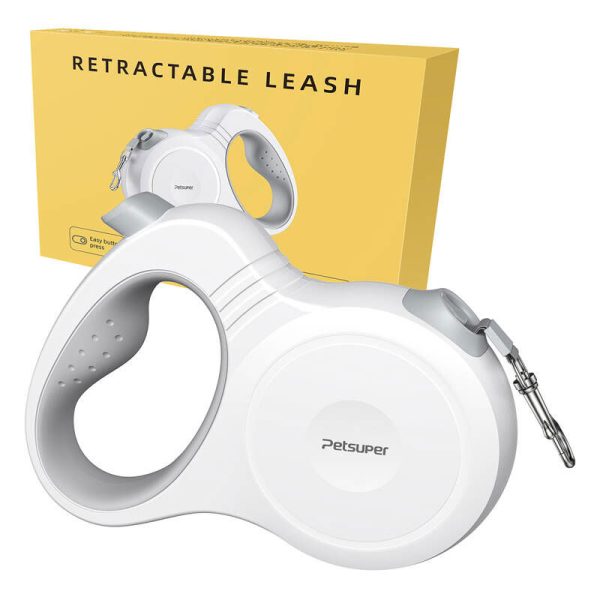 Petsuper Dog Automatic Retractable Leash 5m (white)