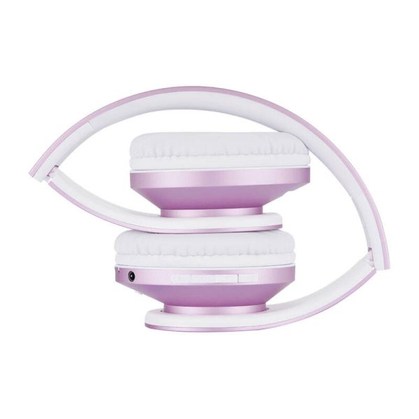 Wireless Headphones for kids PowerLocus P2 (pink-white)