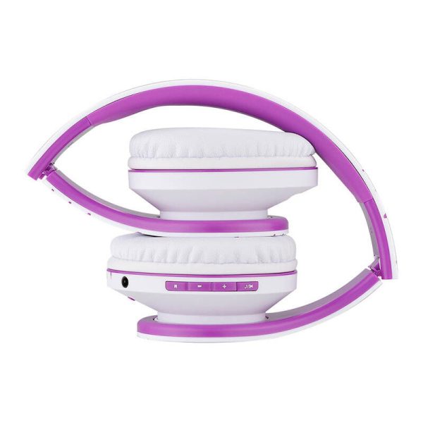 Wireless Headphones PowerLocus P2 (white-purple)