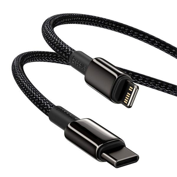 Baseus Tungsten Gold Cable Type-C to iP PD 20W 2m (black)