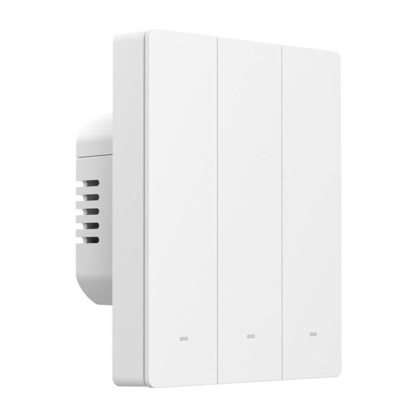 M5-3C-80W WiFi Matter smart wall switch (3-channel, for frame)