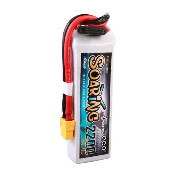 Gens ace G-Tech Soaring 2200mAh 11.1V 30C 3S1P Lipo Batte