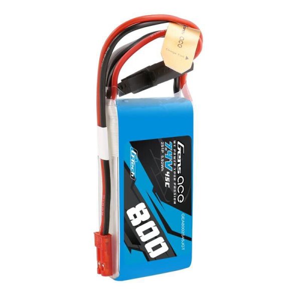 Gens ace G-Tech Lipo 800mah 7,4V 45C 2S1P Lipo Battery Pack