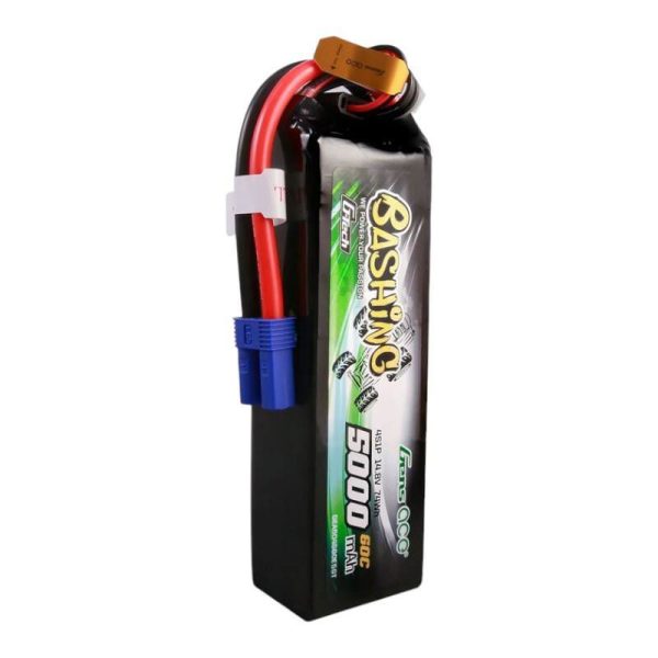 Gens ace G-Tech 5000mAh 14.8V 4S1P 60C Lipo Battery Pack with EC5 Plug-Bashing Series