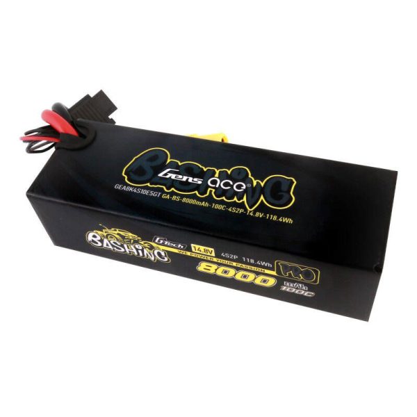 Gens ace 8000mAh 14.8V 100C 4S2P Lipo Battery Pack