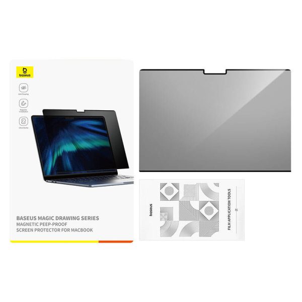 Screen Protector Baseus Magic Drawing for MacBook Air 15.3" (2023/2024) + cleaning kit (clear)