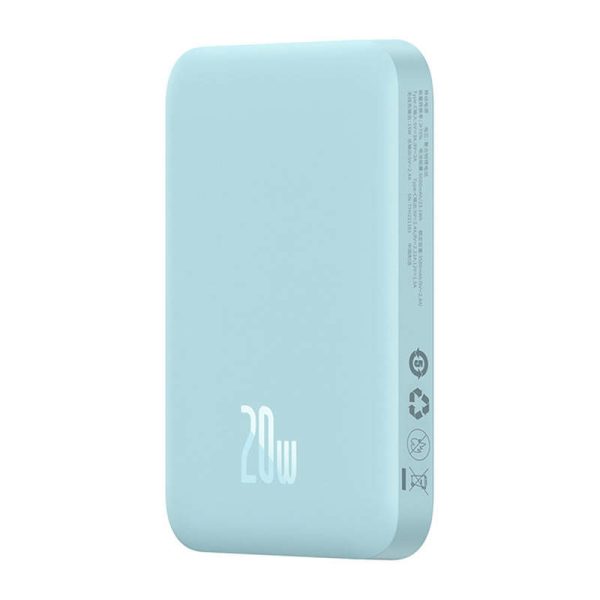 Powerbank Baseus Magnetic Mini 6000mAh, USB-C  20W MagSafe (blue)