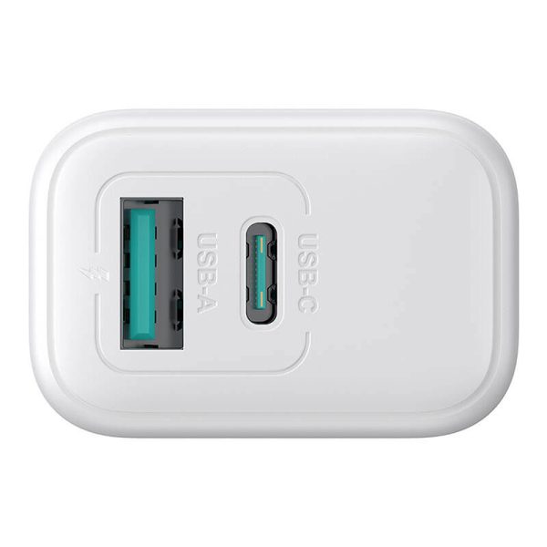 Joyroom JR-TCF21 Dual-Port (A+C) Power Charger (white)