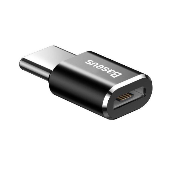 Baseus Micro USB naar USB Type-C adapter - zwart