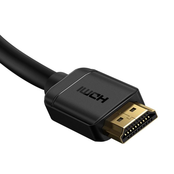 Baseus 2x HDMI 2.0 4K 60Hz Kabel, 3D, HDR, 18Gbps, 1m (zwart)