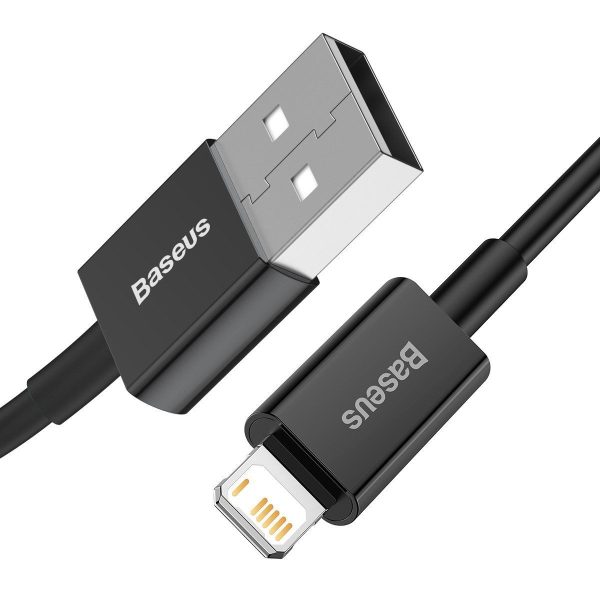 Baseus Superior Series USB-to-iP 2.4A 2m Cable (Black)