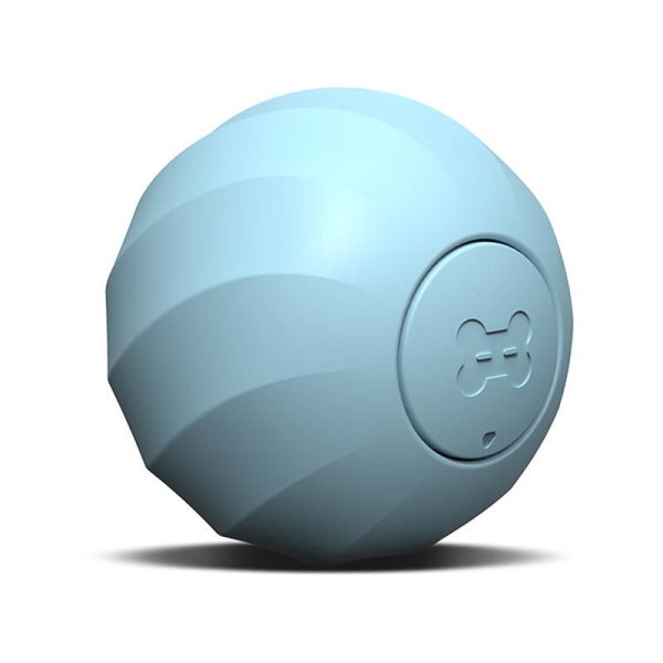 Cheerble Ice Cream Interactive Ball (Blue) for Dogs and Cats