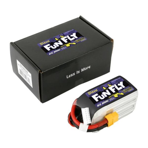 Tattu Funfly 1300mAh 22.2V 100C 6S1P XT60 LiPo Battery