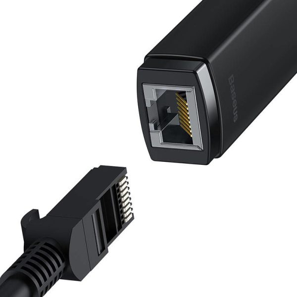 Baseus Lite Series USB-C to RJ45 Network Adapter (Black)