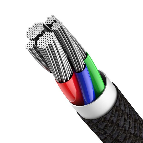 Baseus High Density Braided Cable Type-C to Lightning, PD,  20W, 1m (Black)