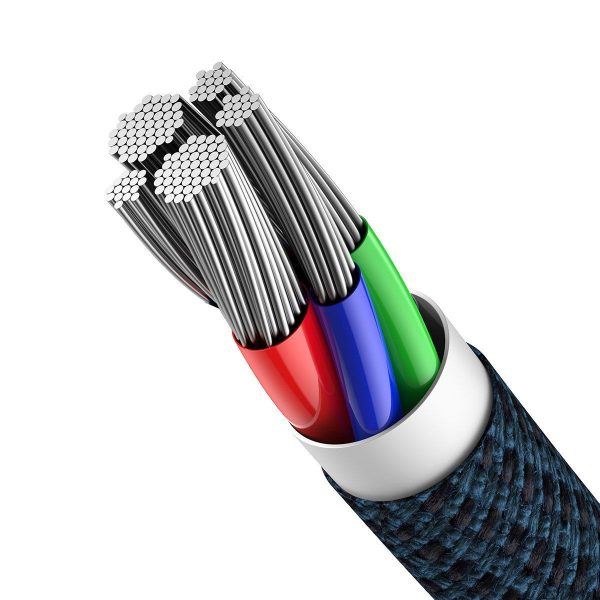 Baseus High Density Braided Cable Type-C to Lightning, PD,  20W,  2m (blue)