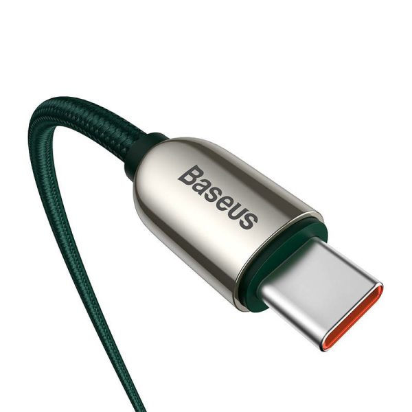 Baseus Display Cable USB-C to USB-C 100W 1m (green)