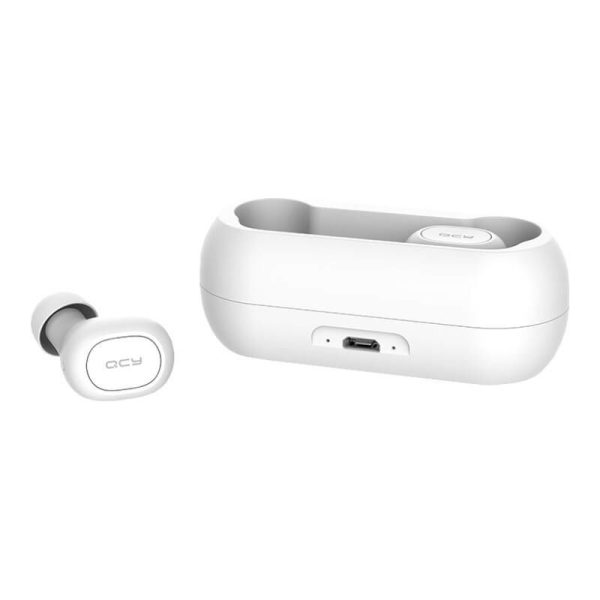 Wireless Earphones TWS QCY T1C Bluetooth V5.0 (white)