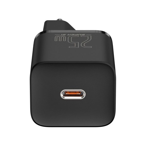 Baseus Super Si Quick Charger 1C 25W with USB-C cable for USB-C 1m (black)