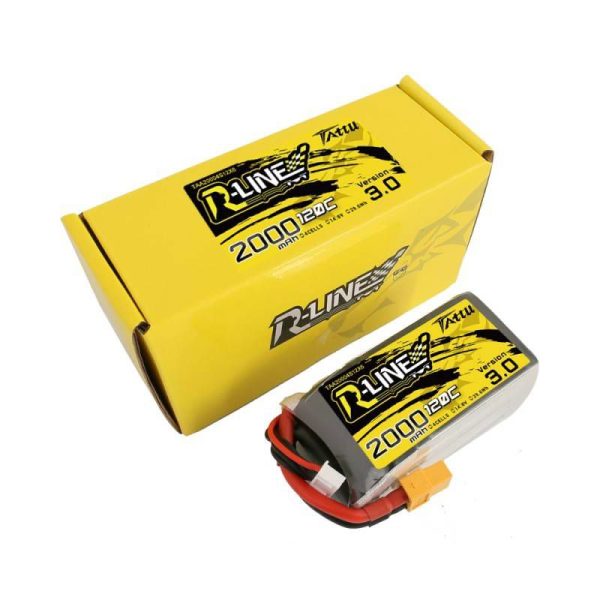 Tattu R-Line Version 3.0 2000mAh 14.8V 120C 4S1P XT60 battery