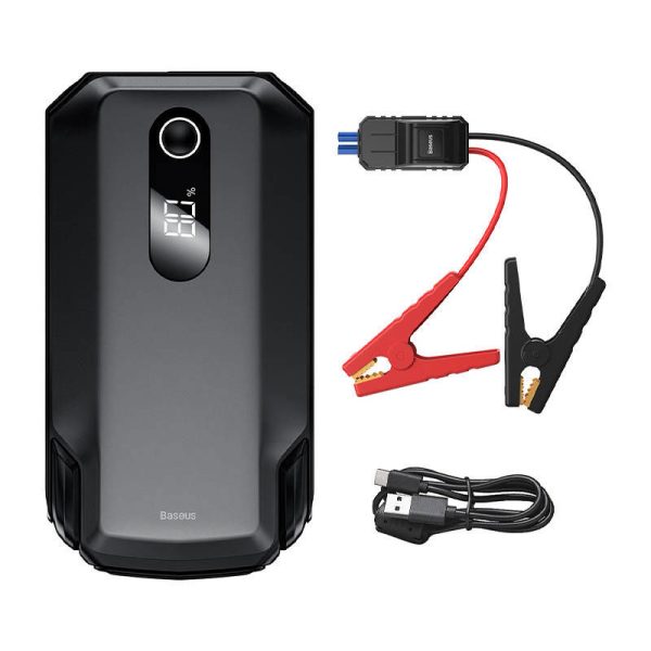 Powerbank / Baseus Super Energy Max Car Jump Starter, 20000mAh, 2000A, USB (Black)