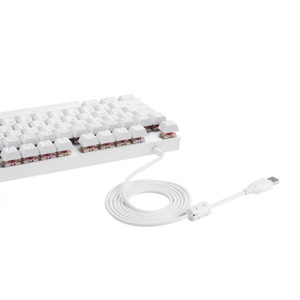 Mechanical gaming keyboard Motospeed K82 RGB (white)