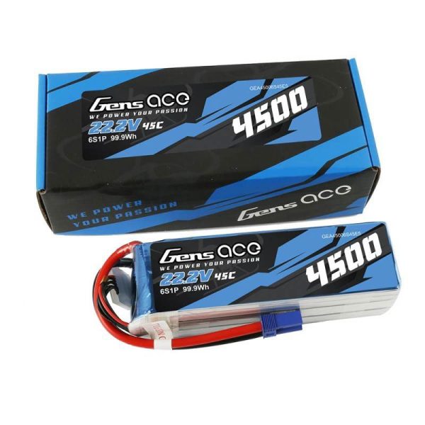 Battery Gens Ace 4500mAh 22.2V 45C 6S1P