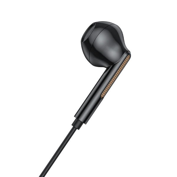 Wired in-ear headphones VFAN M11, USB-C (black)