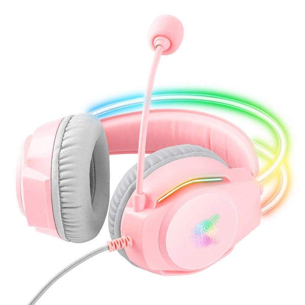 Gaming headphones ONIKUMA X26 Pink