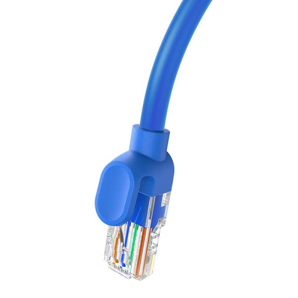 Round Cable Baseus Ethernet RJ45, Cat.6, 0,5m (blue)