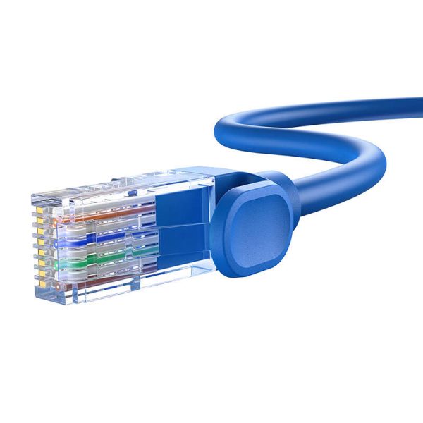 Round Cable Baseus Ethernet RJ45, Cat.6, 5m (blue)