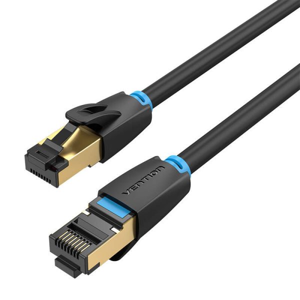 Network Cable CAT8 SFTP Vention IKABI RJ45 Ethernet 40Gbps 3m Black