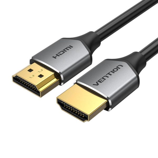 Ultra Thin HDMI Cable Vention ALEHD 0.5m 4K 60Hz (Gray)