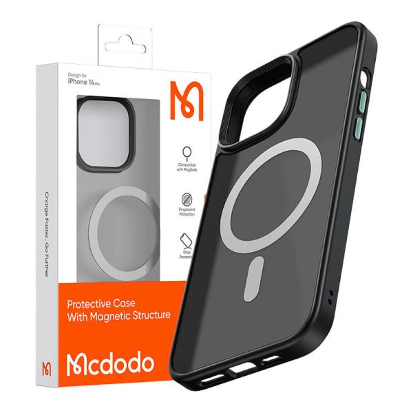 Magnetic case McDodo for iPhone 14 plus (black)