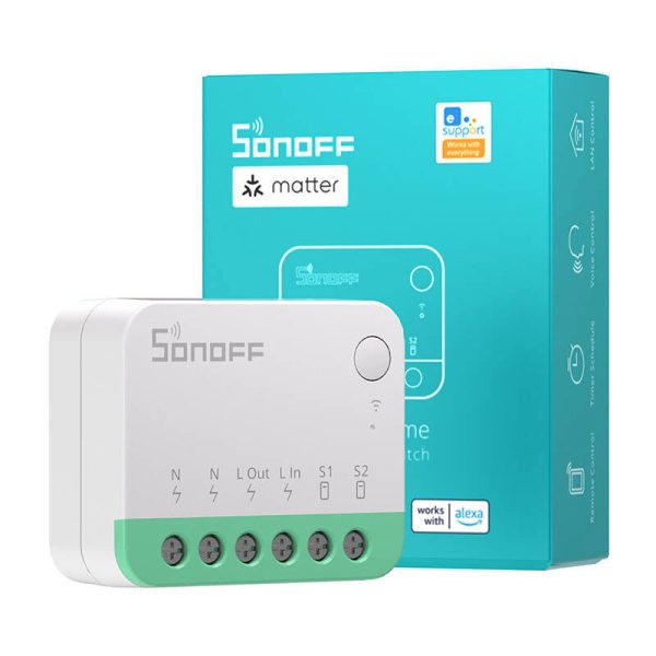 Smart switch WiFi Sonoff MINIR4M Matter (HomeKit, SmartThings)