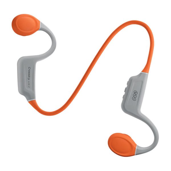 Earphones QCY T25 (grey+ orange)