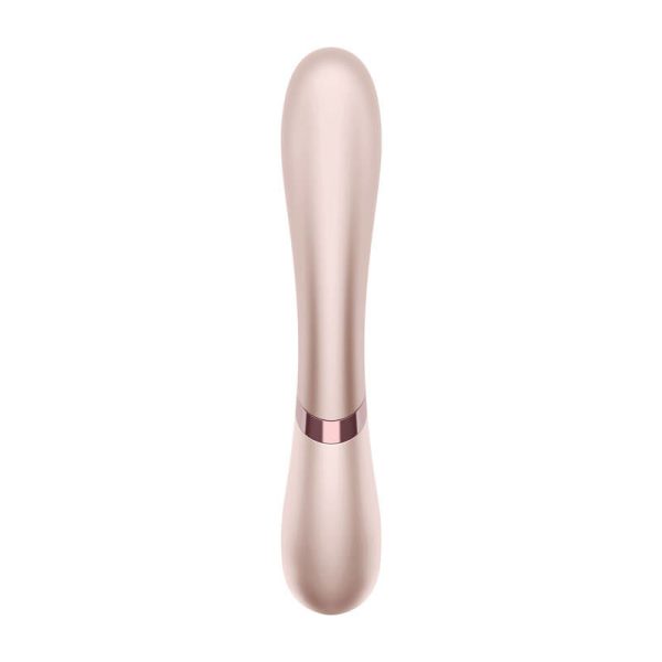 Satisfyer Hot Lover heated vibrator pink and gold