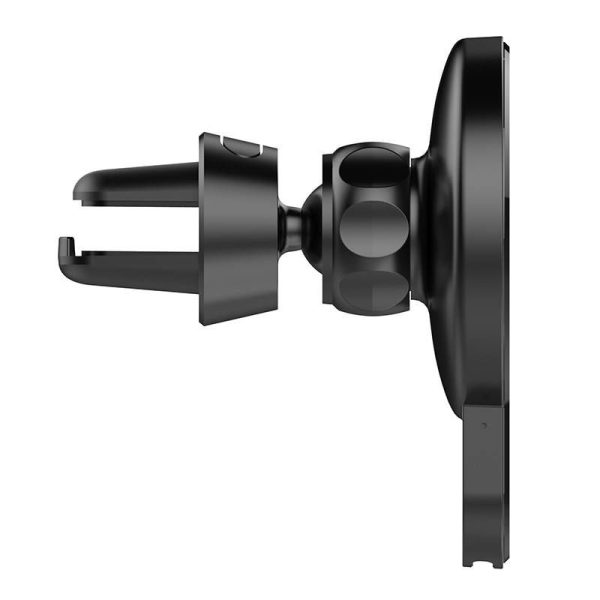 LDNIO Car Mount ,MA20 with inductive charger 15W and metal ring (Black)