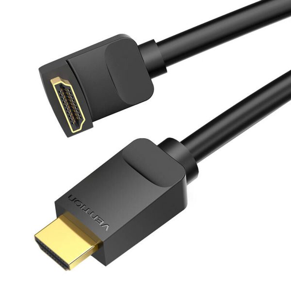 Cable HDMI 2.0 Vention AARBG 1,5m, Angle 90°, 4K 60Hz (black)