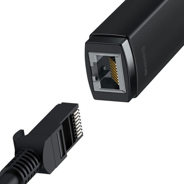 Network adapter Baseus Lite Series USB to RJ45 (black)