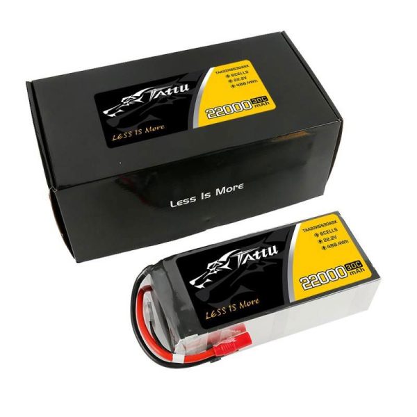 Battery Tattu 22000mAh 22.2V 30C 6S1P LiPo AS150+XT150