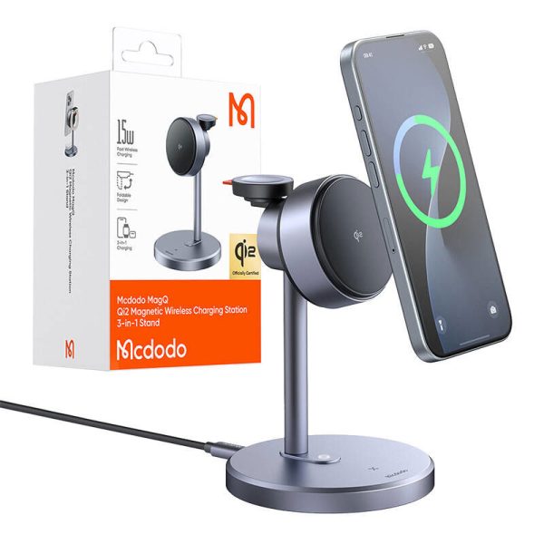 Mcdodo CH-2460 3-in-1 Qi2 15W wireless charger