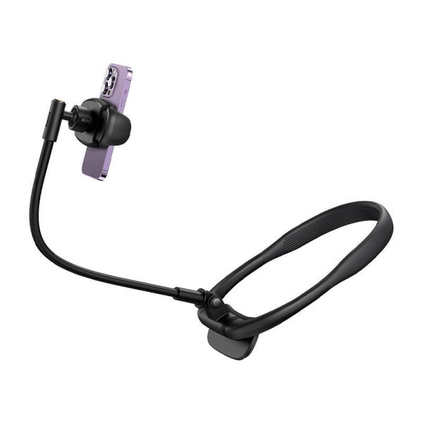 Neck Phone Holder Baseus ComfortJoy (black)