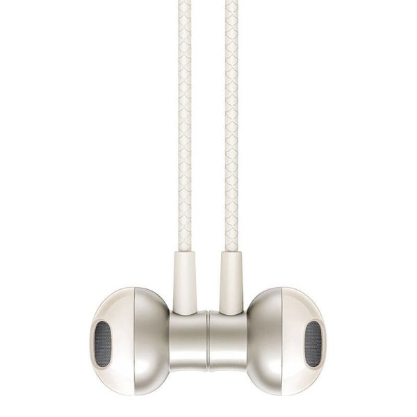 Joyroom JR-D8 wireless neckband headphones (cream white)